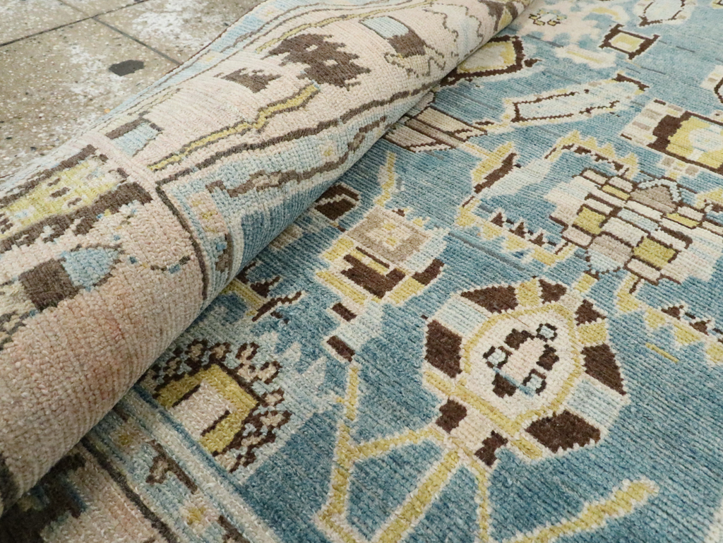 Vintage Persian Malayer Accent Rug, No.28826 - Gsblank