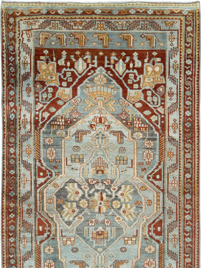 Vintage Persian Malayer Runner, No.28827 - Gsblank