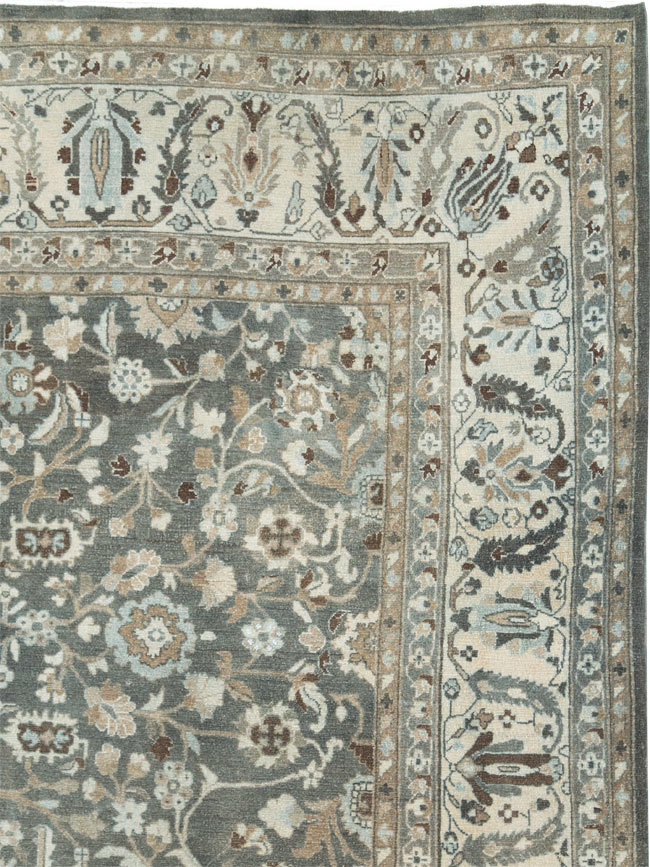 Vintage Persian Malayer Room Size Carpet, No.28842 - Gsblank