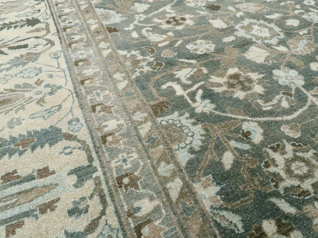 Vintage Persian Malayer Room Size Carpet, No.28842 - Gsblank