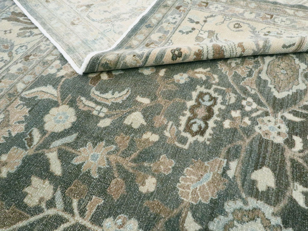 Vintage Persian Malayer Room Size Carpet, No.28842 - Gsblank