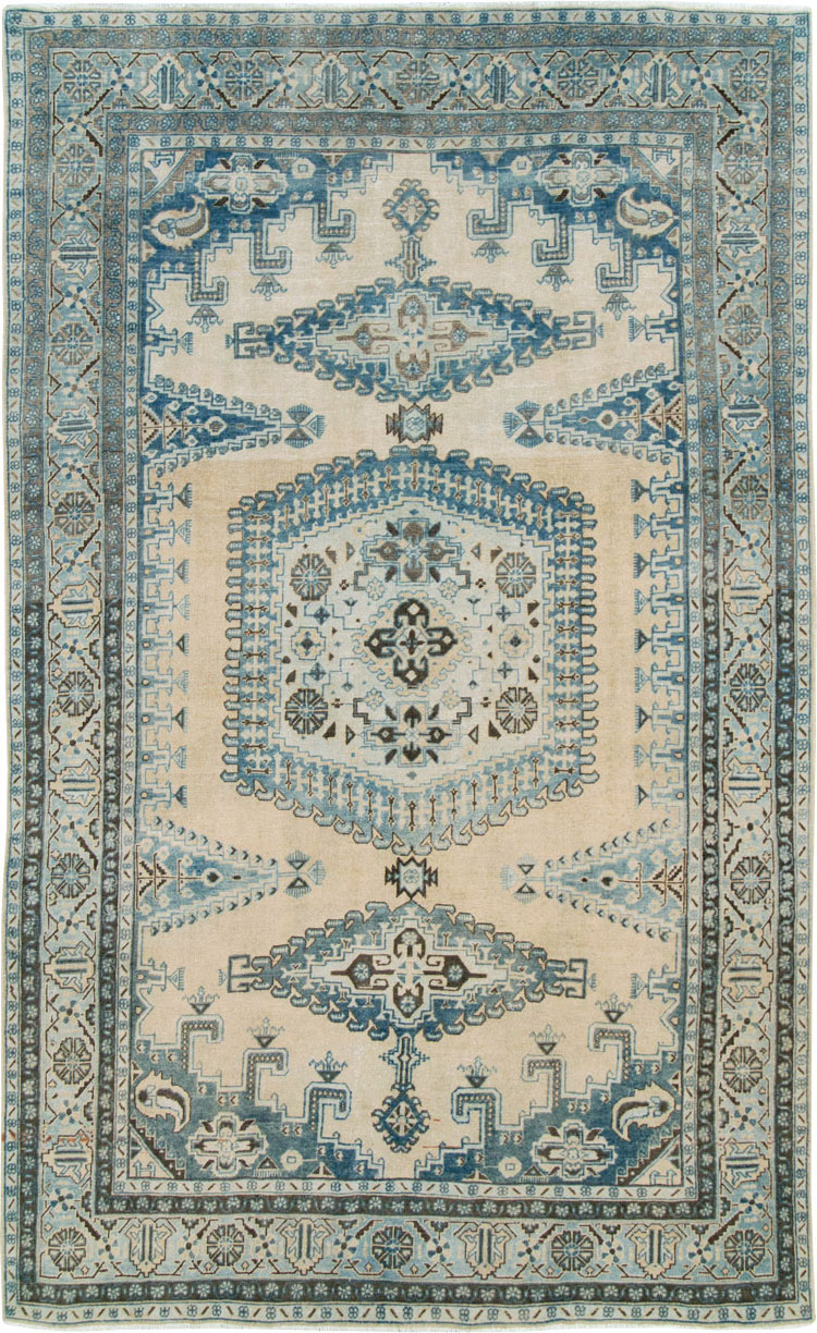 Vintage Persian Veece Accent Carpet, No.28843 - Gsblank