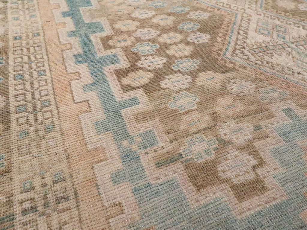 Vintage Persian Afshar Accent Rug, No.28846 - Gsblank