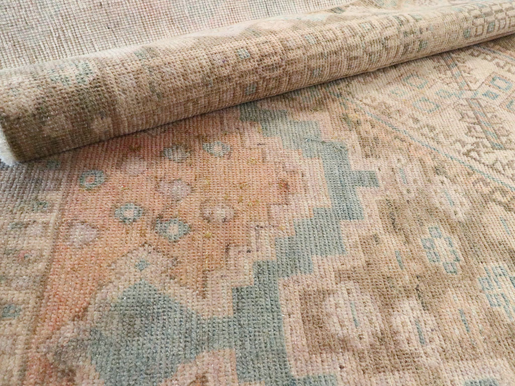 Vintage Persian Afshar Accent Rug, No.28846 - Gsblank