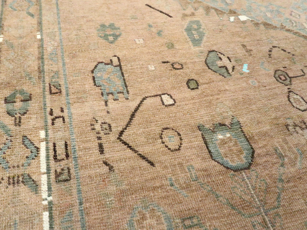 Vintage Persian Afshar Accent Rug, No.28849 - Gsblank