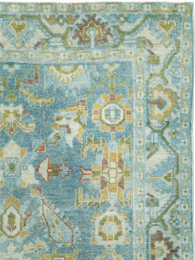 Vintage Persian Malayer Accent Rug, No.28850 - Gsblank