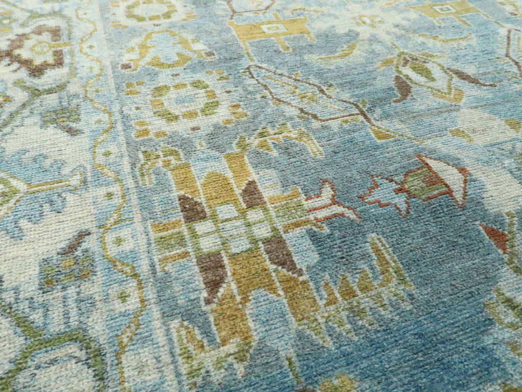 Vintage Persian Malayer Accent Rug, No.28850 - Gsblank