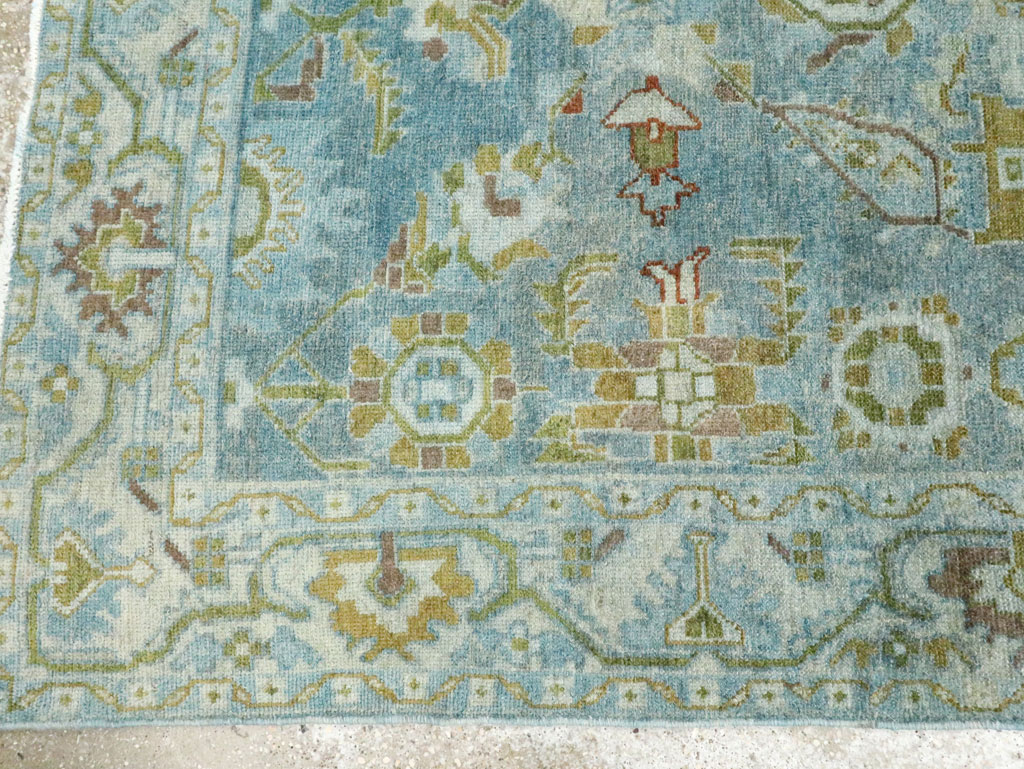 Vintage Persian Malayer Accent Rug, No.28850 - Gsblank