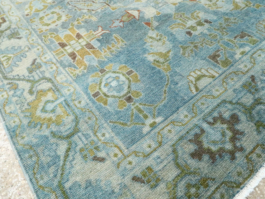 Vintage Persian Malayer Accent Rug, No.28850 - Gsblank