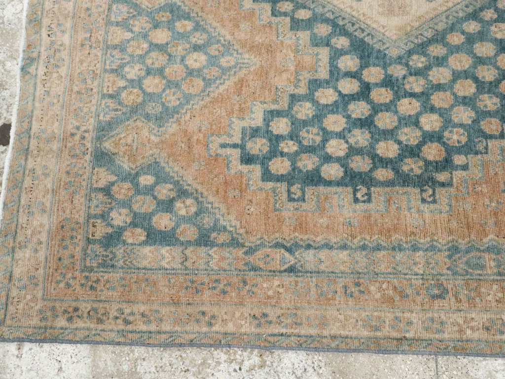 Vintage Persian Afshar Accent Rug, No.28851 - Gsblank