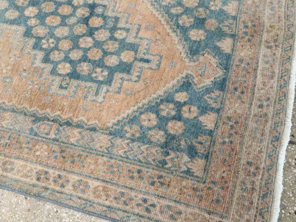 Vintage Persian Afshar Accent Rug, No.28851 - Gsblank