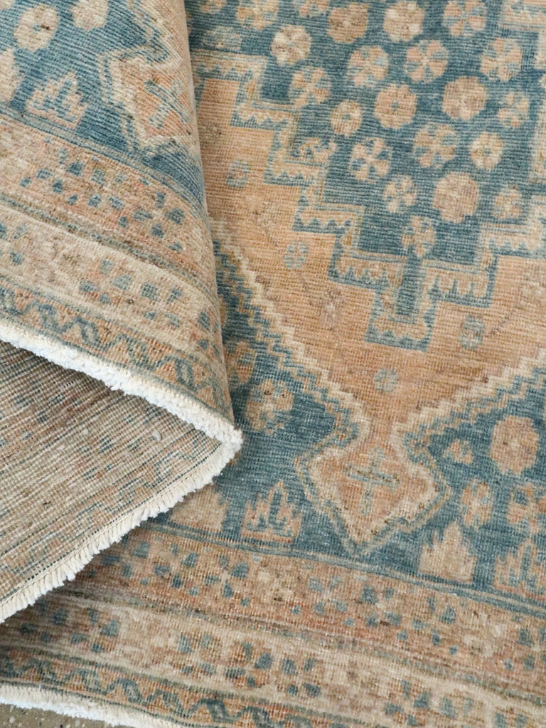 Vintage Persian Afshar Accent Rug, No.28851 - Gsblank