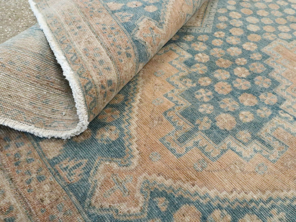 Vintage Persian Afshar Accent Rug, No.28851 - Gsblank