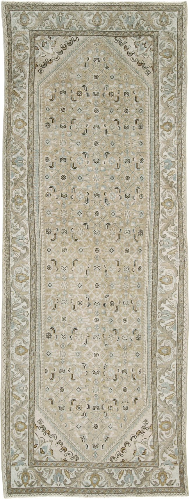 Vintage Persian Malayer Runner, No.28852 - Gsblank