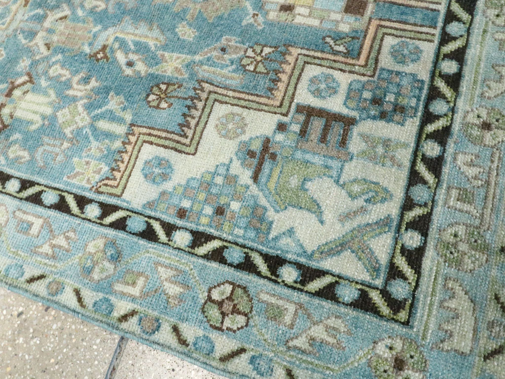 Vintage Persian Malayer Runner, No.28857 - Gsblank
