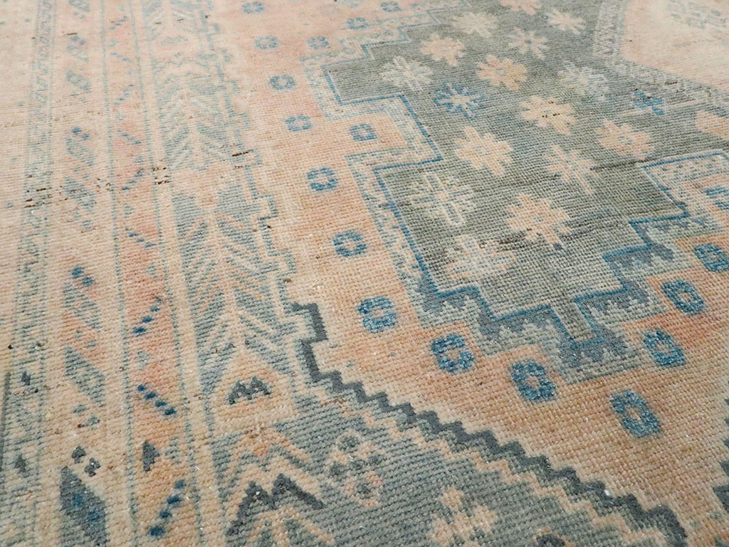 Vintage Persian Afshar Accent Rug, No.28858 - Gsblank