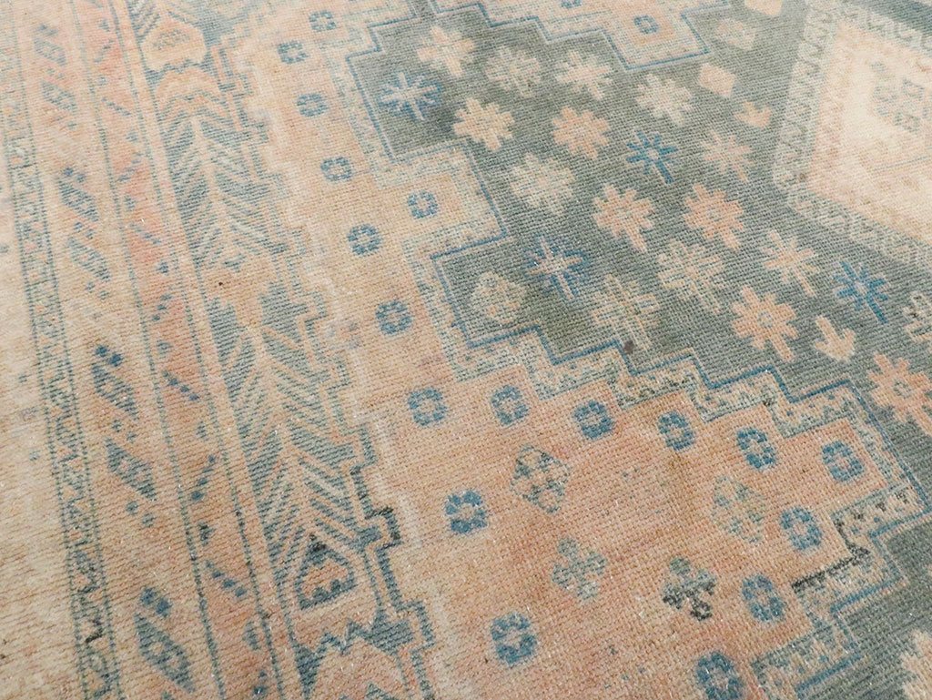 Vintage Persian Afshar Accent Rug, No.28858 - Gsblank