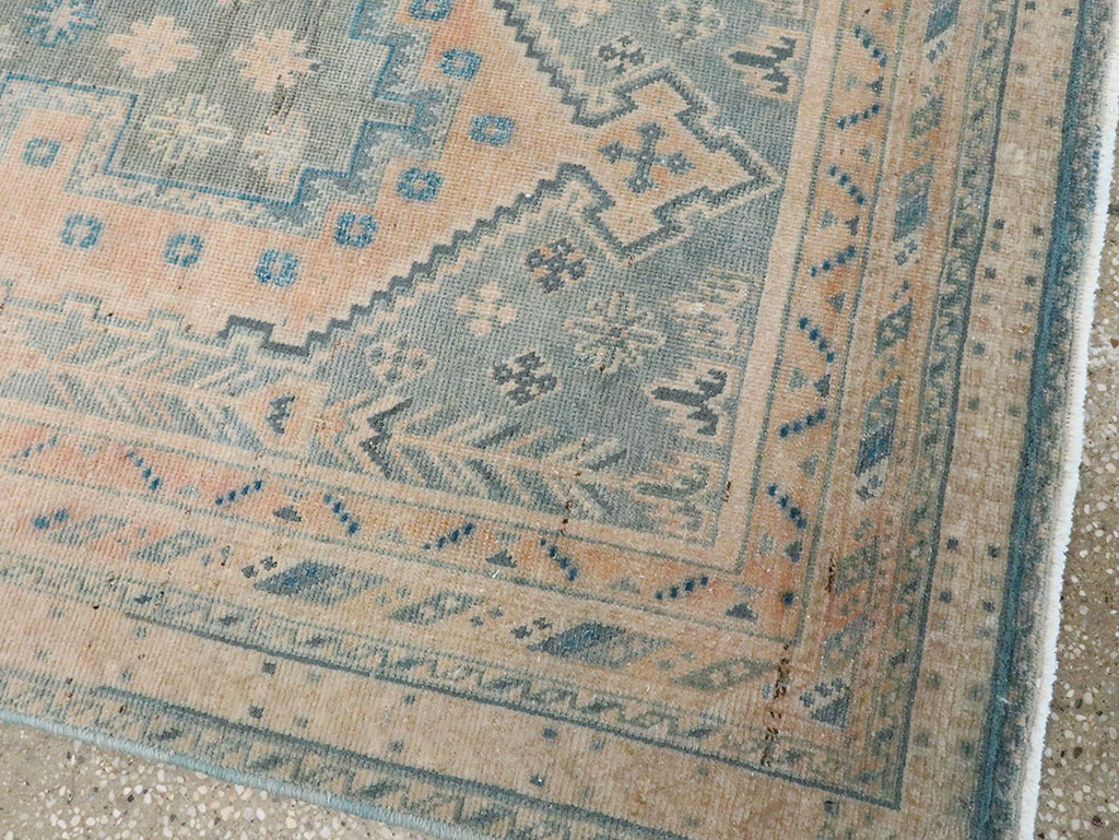 Vintage Persian Afshar Accent Rug, No.28858 - Gsblank