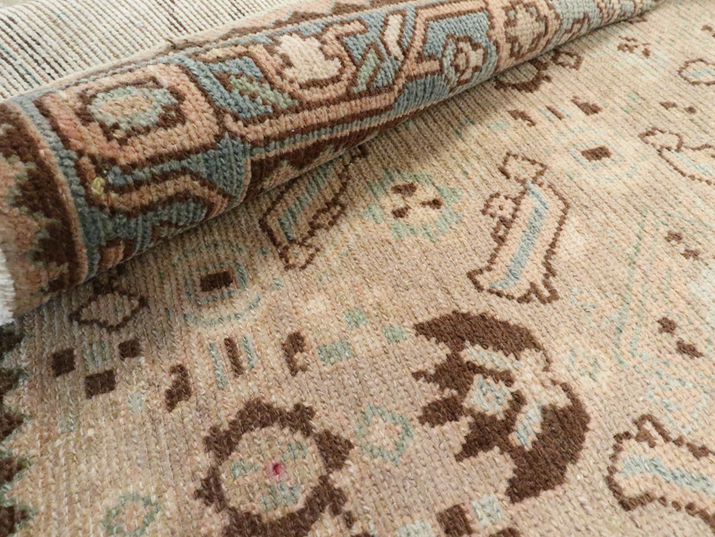 Vintage Persian Malayer Throw Rug, No.28866 - Gsblank