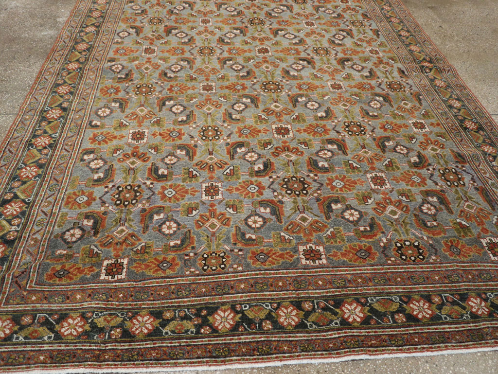 Antique Persian Malayer Small Room Size Carpet, No.28871 - Gsblank