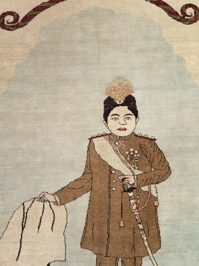 Antique Persian Tabriz Rug, No.28877 - Gsblank