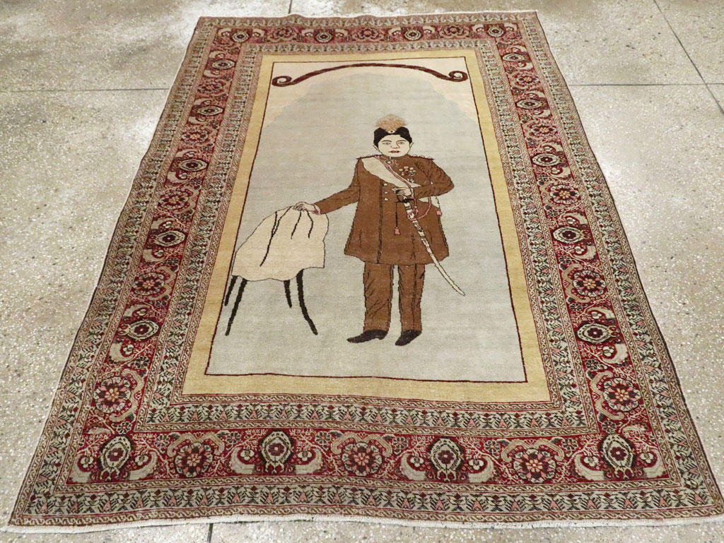 Antique Persian Tabriz Rug, No.28877 - Gsblank