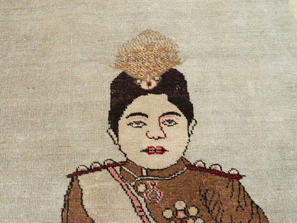 Antique Persian Tabriz Rug, No.28877 - Gsblank