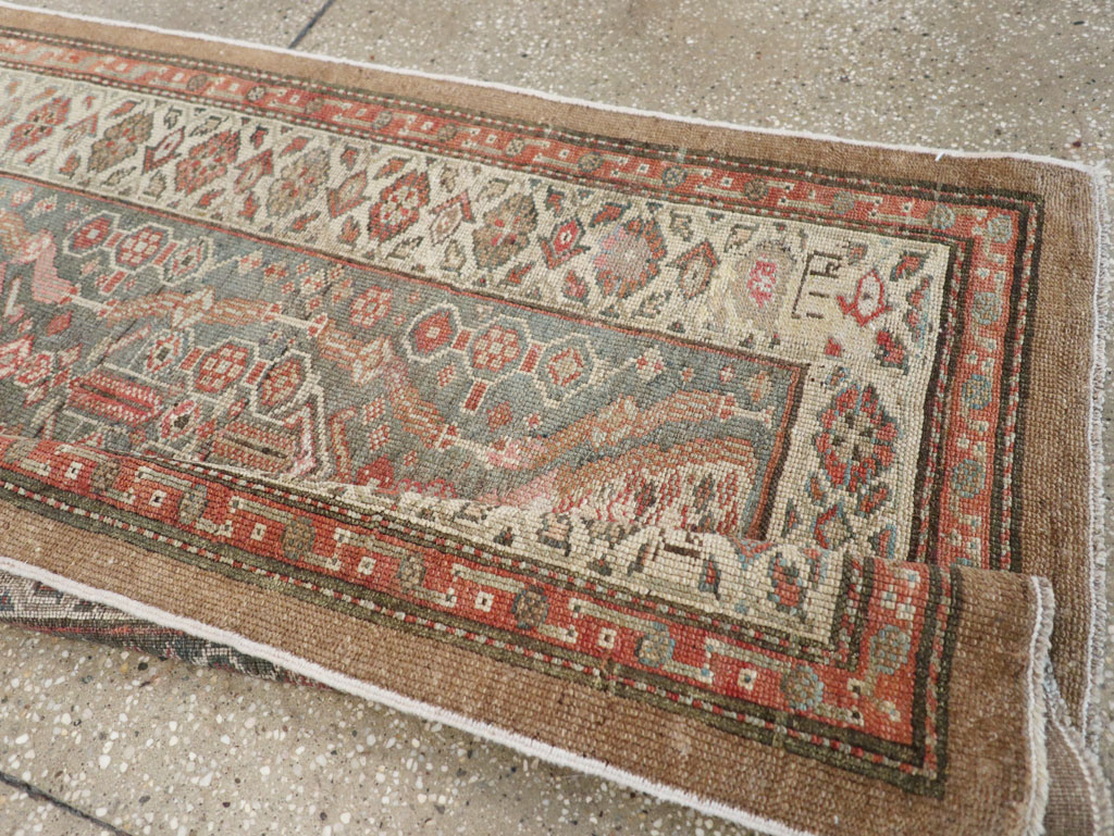 Antique Persian Serab Long Runner, No.28878 - Gsblank