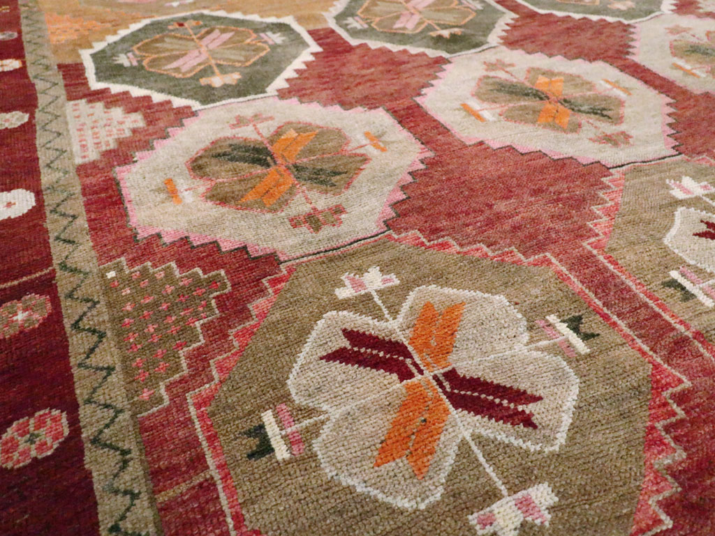 Vintage Turkish Anatolian Large Gallery Carpet, No.28879 - Gsblank
