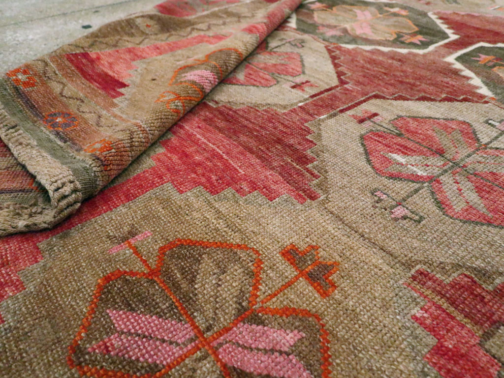 Vintage Turkish Anatolian Large Gallery Carpet, No.28879 - Gsblank