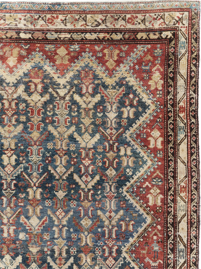 Antique Persian Malayer Wide Gallery Runner, No.28888 - Gsblank