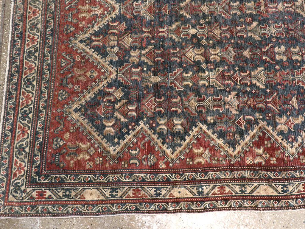 Antique Persian Malayer Wide Gallery Runner, No.28888 - Gsblank