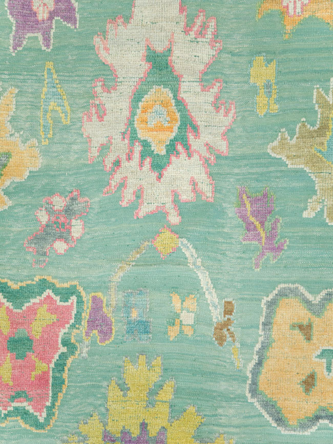 Contemporary Turkish Souf Oushak Large Room Size Carpet, No.28899 - Gsblank