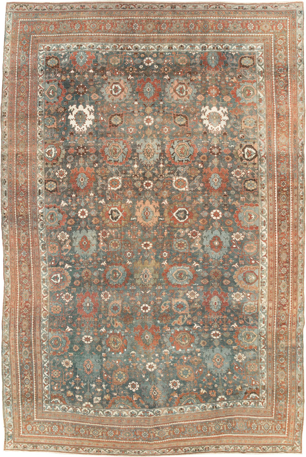 Antique Persian Bidjar Room Size Carpet, No.28900 - Gsblank