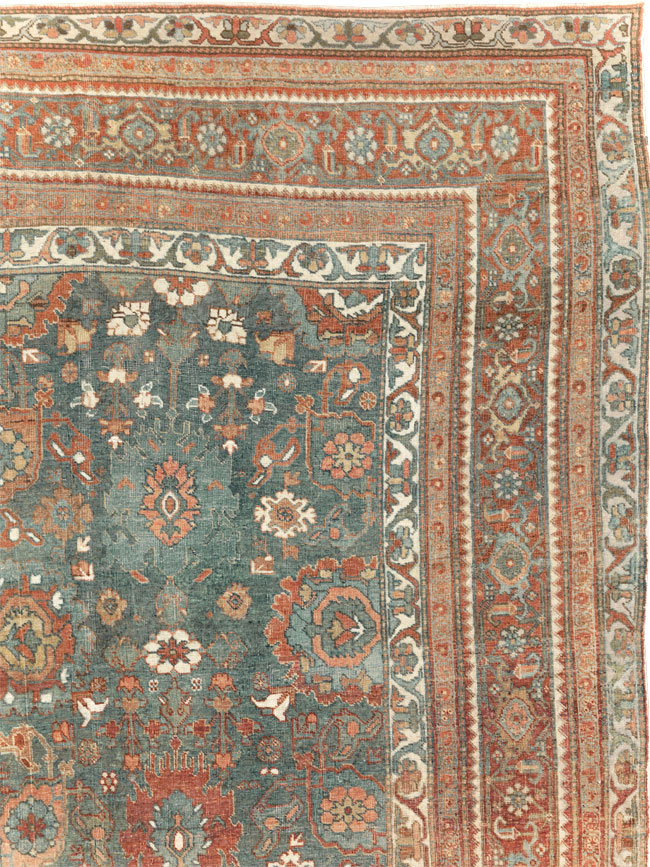 Antique Persian Bidjar Room Size Carpet, No.28900 - Gsblank