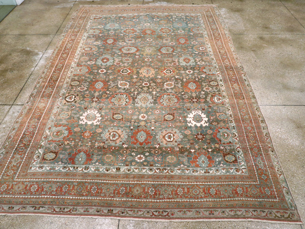 Antique Persian Bidjar Room Size Carpet, No.28900 - Gsblank