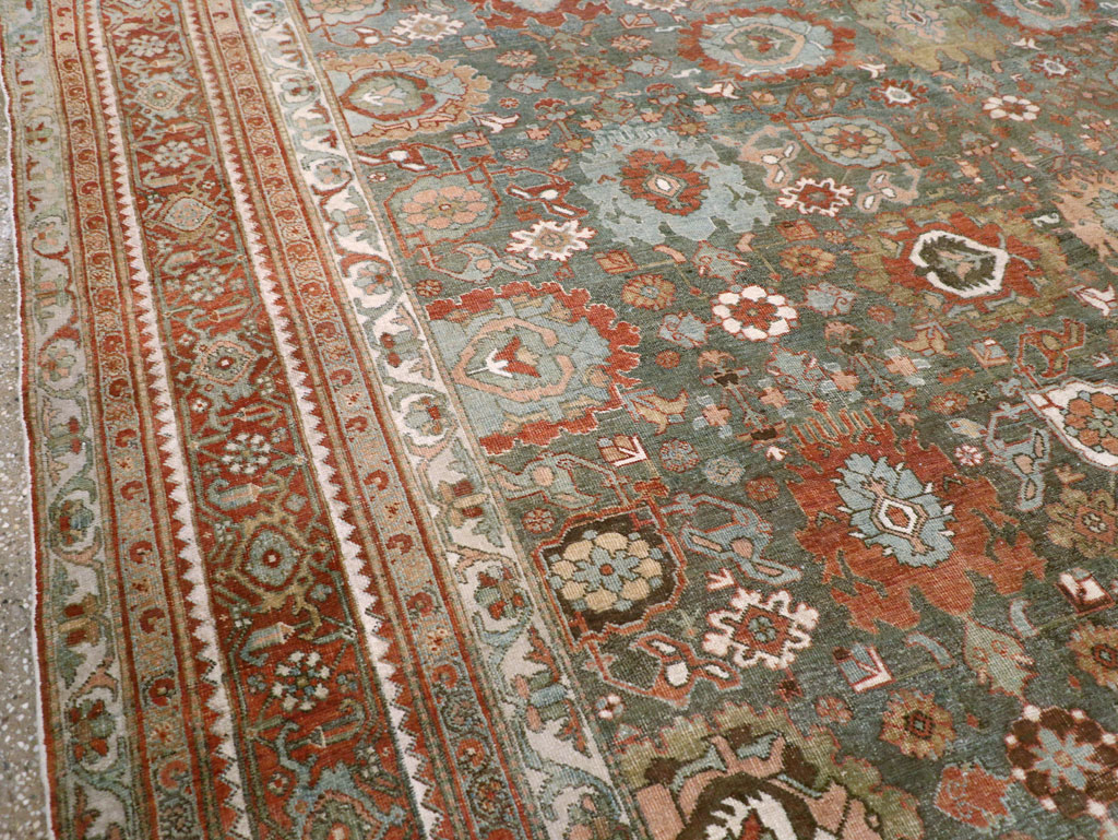 Antique Persian Bidjar Room Size Carpet, No.28900 - Gsblank