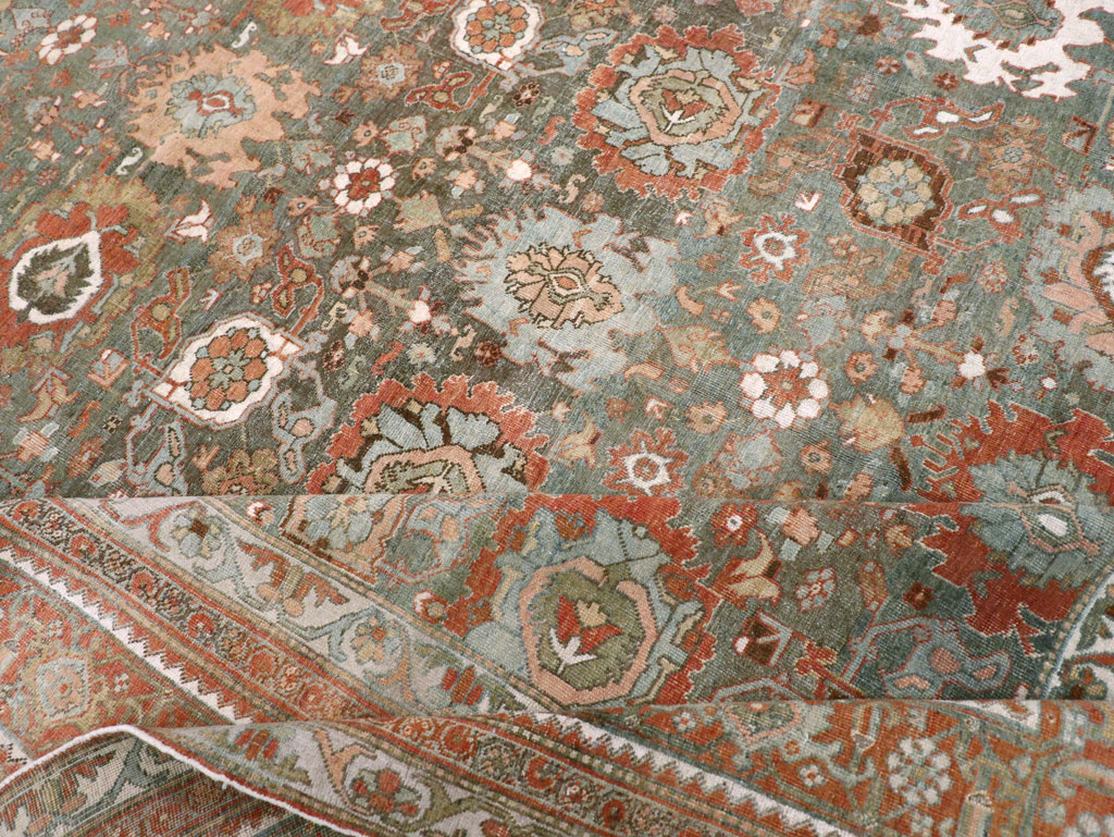Antique Persian Bidjar Room Size Carpet, No.28900 - Gsblank