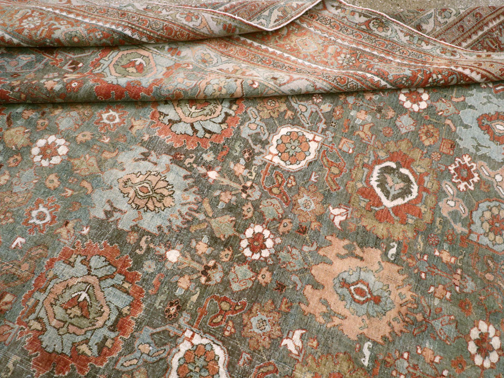 Antique Persian Bidjar Room Size Carpet, No.28900 - Gsblank