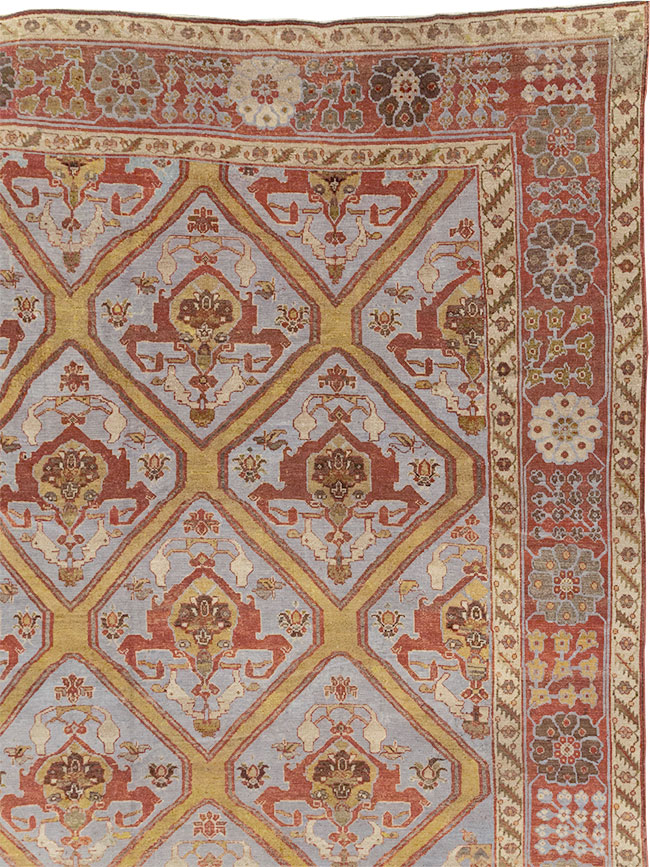 Antique Persian Bakhtiari Oversize Carpet, No.28902 - Gsblank
