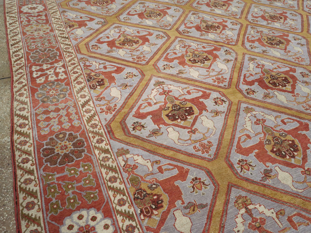 Antique Persian Bakhtiari Oversize Carpet, No.28902 - Gsblank