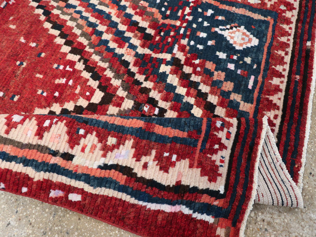 Vintage Persian Gabbeh Tribal Accent Rug, No.28915 - Gsblank