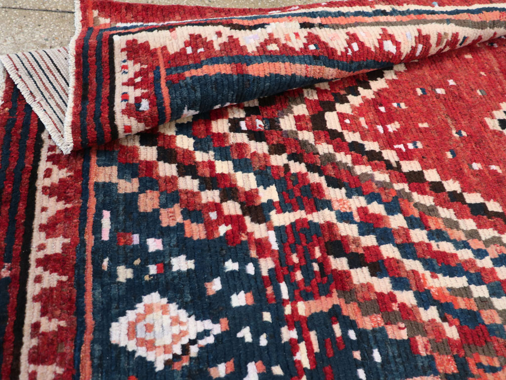 Vintage Persian Gabbeh Tribal Accent Rug, No.28915 - Gsblank