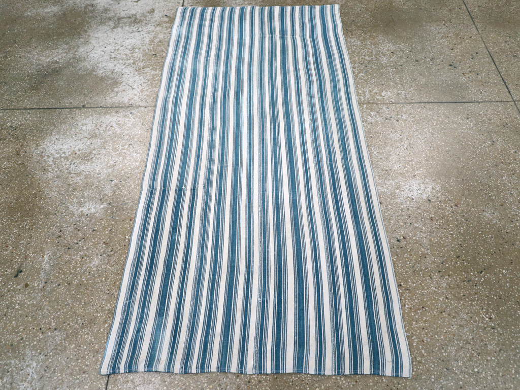 Vintage Persian Flatweave Kilim Throw Rug, No.28923 - Gsblank