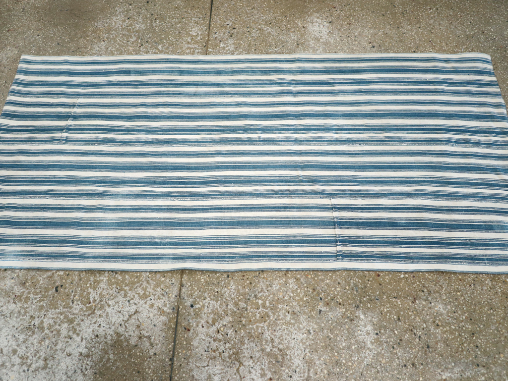 Vintage Persian Flatweave Kilim Throw Rug, No.28923 - Gsblank