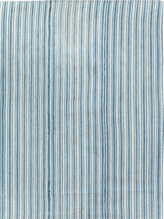 Vintage Persian Flatweave Kilim Throw Rug, No.28925 - Gsblank