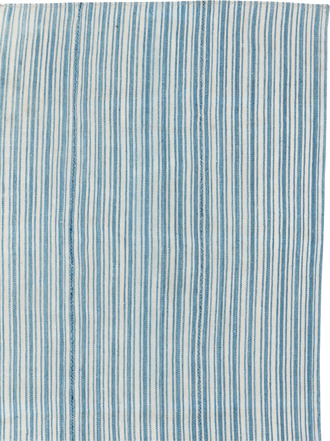 Vintage Persian Flatweave Kilim Throw Rug, No.28925 - Gsblank