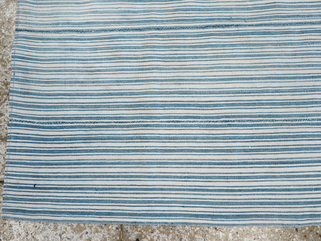 Vintage Persian Flatweave Kilim Throw Rug, No.28925 - Gsblank