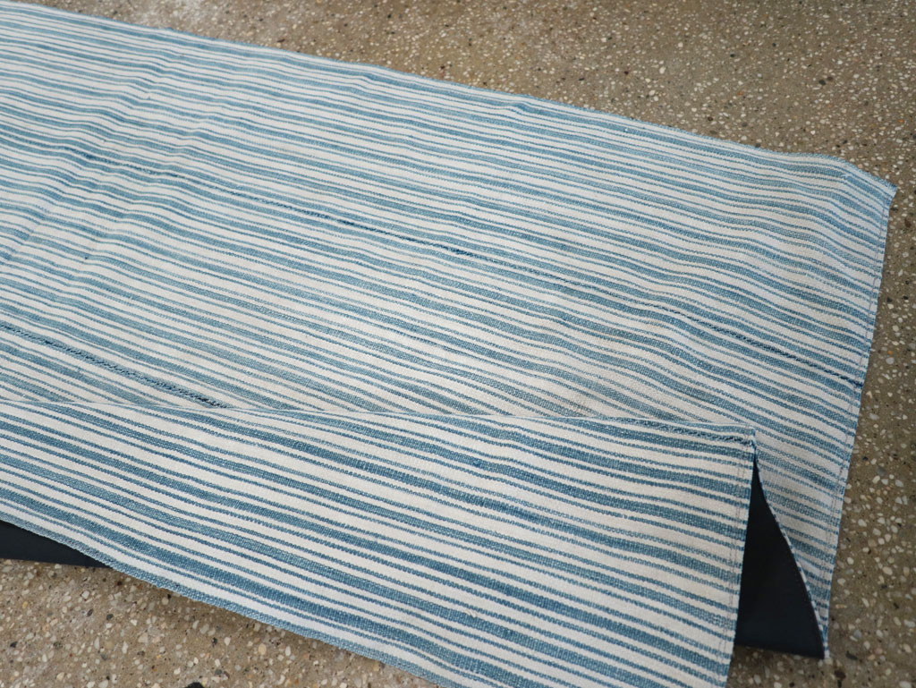 Vintage Persian Flatweave Kilim Throw Rug, No.28925 - Gsblank