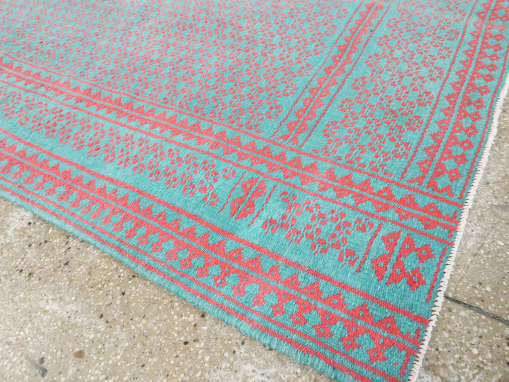 Vintage Persian Reversible Flatweave Kilim Accent Rug, No.28926 - Gsblank